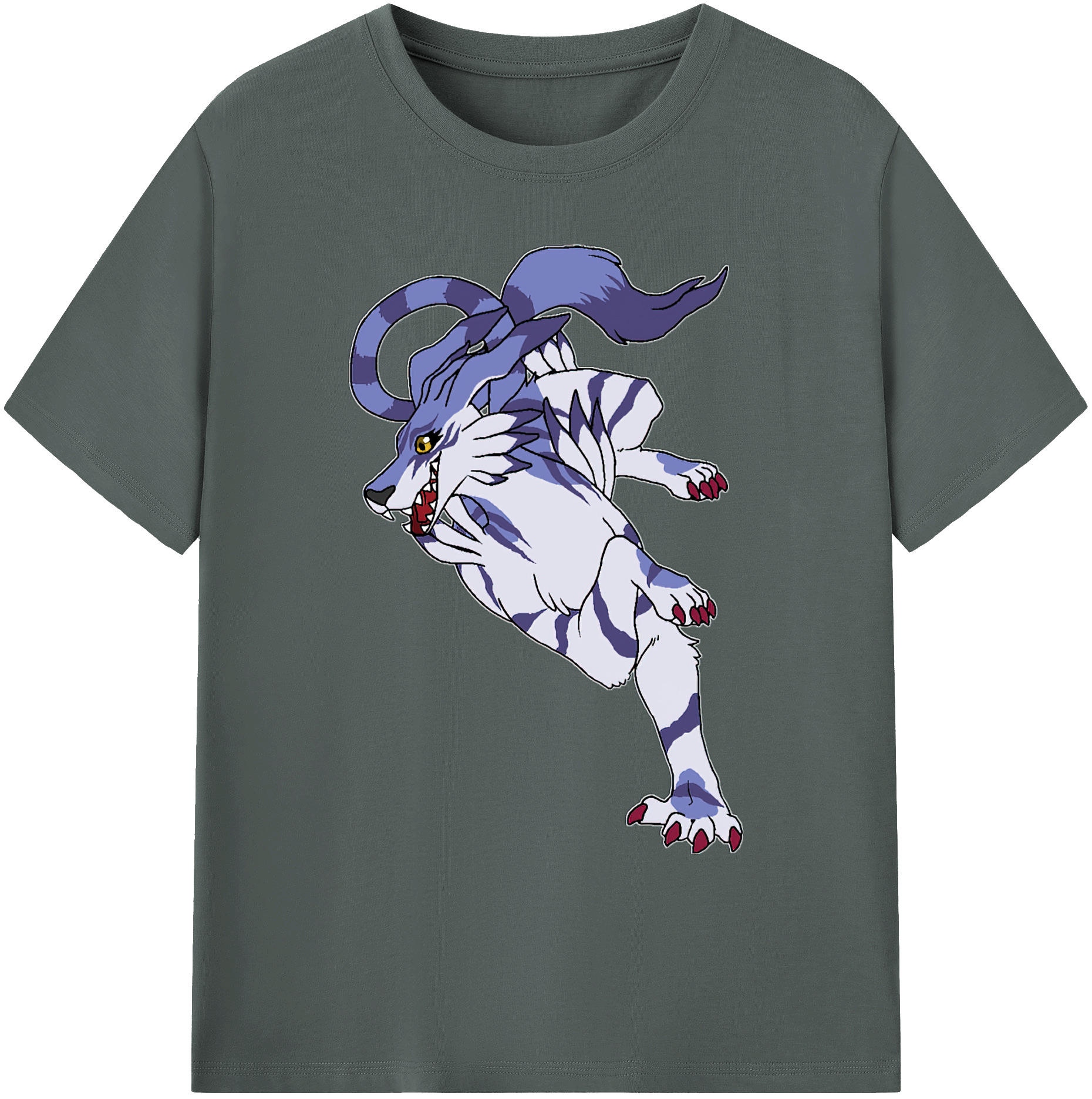 （画像用） Digimon デジタルモンスター/デジモン 綿100％ メンズ半袖Tシャツ｜肌触りやわらか＆通気性